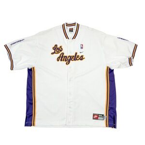 Nike Team NBA Los Angeles Lakers Warmup Shooting Jacket Home 3XL - White